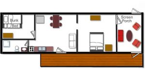 Cabin 2 Floor Plan