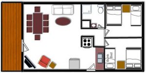 Cabin 4 Floor Plan
