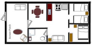 Cabin 5 Floor Plan