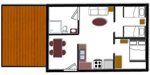 Cabin 6 Floor Plan