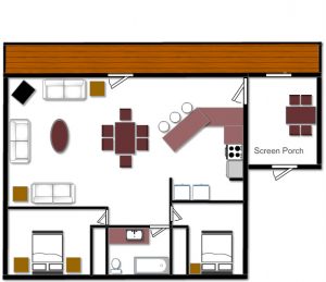 Cabin 7 Floor Plan