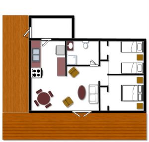 Cabin 9 Floor Plan