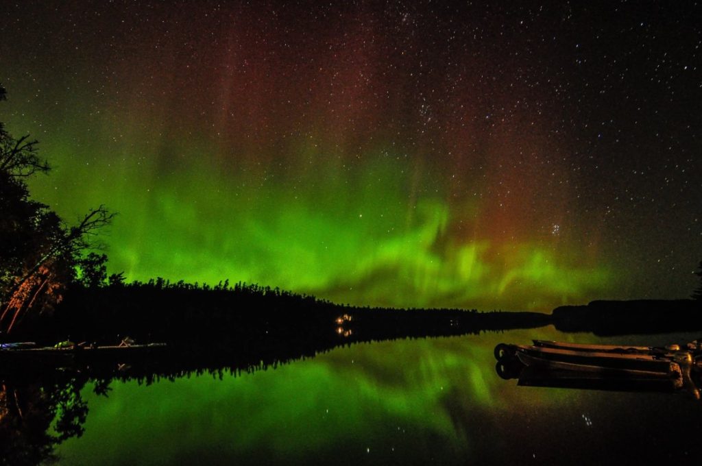 BWCA Campsites, Aurora Borialis