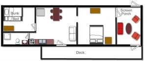 Cabin 2 Floor Plan