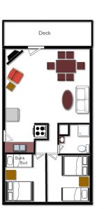 Cabin 4 Floor Plan