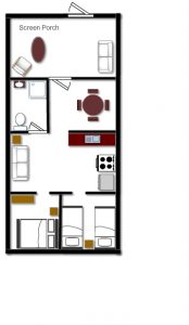 Cabin 5 Floor Plan