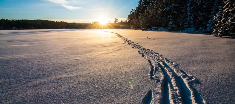 Cross Country Skiing on the Gunflint Trail